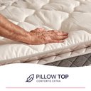 Ver mais imagens de Colchão Casal Bf Colchoes Molas Ensacadas com Pillow Top Extra Conforto 138x188x38cm Bf