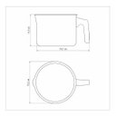 Ver imagem 3 de Leiteira Tramontina Vermelha Fervedor Turim 1L Antiaderente Alumínio Starflon Max