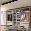 Ver imagem 2 de Guarda-roupa Casal Classic 6 Portas 6 Gavetas 100% Mdf Cinamomo/off White - Panorama Móveis