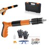 Pistola Fixaçao Finca Pino Rebitadeira EPI Açao Direta Alvenaria Drywall Gesso Acessorios Segurança  - 1