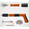 Pistola Fixaçao Finca Pino Rebitadeira EPI Açao Direta Alvenaria Drywall Gesso Acessorios Segurança  - 4