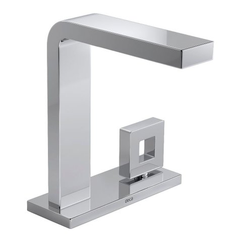 Torneira de Mesa Lavatório Bica Alta com Moldura em Chapa Dot 1/2" Cromado - 1191.c.dot