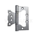 Ver imagem 4 de Kit 3 Dobradiça de Sobrepor Inox Escovado