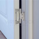 Ver imagem 5 de Kit 3 Dobradiça de Sobrepor Inox Escovado