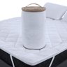 Pillow Top Solteiro Extra Macio Toque de Pluma em Fibra Siliconada 600g/m2 88x188cm Bf Colchões - 1