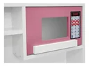 Ver imagem 5 de Cozinha Infantil Completa com Armários Portas Funcionais Mini Cozinha de Brinquedo Educativa Rosa