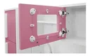 Ver imagem 4 de Cozinha Infantil Completa com Armários Portas Funcionais Mini Cozinha de Brinquedo Educativa Rosa