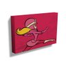QUADRO TELA HB WACKY RACE PENELOPE RUNNING FD ROSA 50 X 70 X BTC Decor - 1