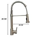 Ver imagem 3 de Torneira Monocomando Gourmet 50cm Premium Tor-008 Escovada Tor -008
