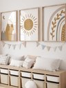 Ver imagem 1 de Kit 3 Quadros Decorativos Infantil Arco Iris No5