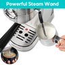 Casabrews Máquina de Espresso 20 Bar com Vaporizador de Leite (prata) - 3