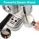 Ver imagem 3 de Casabrews Máquina de Espresso 20 Bar com Vaporizador de Leite (prata)
