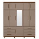 Ver imagem 1 de Guarda Roupa Triton Plus Casal 10 Portas Modulado Espelho Móveis Albatroz