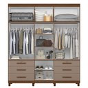 Ver imagem 5 de Guarda Roupa Triton Plus Casal 10 Portas Modulado Espelho Móveis Albatroz