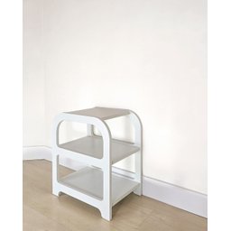 Mesa de Cabeceira Plaster Branca Woodyou - 2