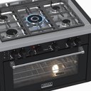 Ver imagem 3 de Fogao de Embutir 5 Bocas Venax Temis Preto Fosco Gas Glp 127 V