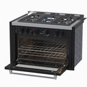 Ver imagem 5 de Fogao de Embutir 5 Bocas Venax Temis Preto Fosco Gas Glp 127 V