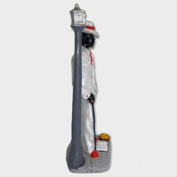 Escultura Zé Pelintra Branco em Resina 18 cm - 2