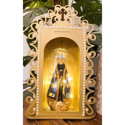 Luminária Nossa Senhora Aparecida com Santuário Amor Lindo Boutique - 2