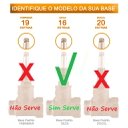 Ver imagem 6 de Acabamento Registro Alavanca C-22 Luxo Metal Padrão Deca:Cromado