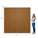 Ver imagem 5 de Painel Ripado para TV até 84 Polegadas 100% MDF 258cmx250cm Modular 2.6 Marrom Nature Fosco