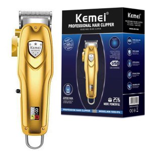 Maquina de Cortar Cabelo sem Fio Profissional Kemei 1999+pg