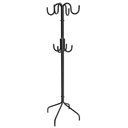 Ver imagem 1 de Cabideiro de Chão Para Roupas Casa Quarto Escritório Moderno 8 Ganchos Cabides Mancebo Preto