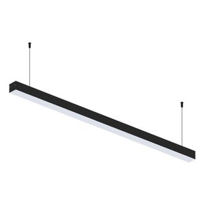 Luminária Led Pendente Perfil 35x35mm 1.50 Metros 36w - Preto - 4000k