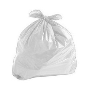 200 Saco Lixo Leitoso Branco 40litros Lixeira Clinica Cor:branco