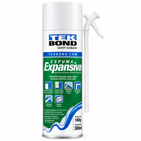 Espuma Expansiva de PU 180g / 300ml Tekbond