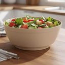 Ver imagem 2 de Saladeira Luna 3,5l Tigela Redonda Restaurante Plástico Bege Linha Servir ou Saladas Sobremesas
