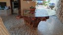 Ver imagem 1 de Base para Mesa de Jantar ou Centro em Raiz de Árvore Maciça Orgânica
