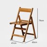 Cadeira para Jardim Dobrável Eucalipto Verniz - 3