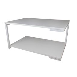 Mesa de Centro Strassis Design Sd-3090 Metal e Mdf Branca - 4