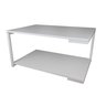 Mesa de Centro Strassis Design Sd-3090 Metal e Mdf Branca - 5