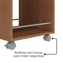Ver imagem 5 de Carrinho Bar 3 Prateleiras e Rodizios 74x40 Cm 4628 Cinamomo Arly