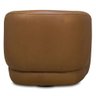 Poltrona Decorativa Giratória Orgânica para Sala Living Begur L06 Couro Caramelo - Lyam Decor - 9
