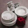 Baixela Serviço Jantar Eterna para 12pessoas 68pç Porcelana Schmidt - 7