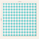 Ver imagem 5 de Toalha de Mesa Picnic 4 Lugares Algodão 1,40 x 1,40 m Azul Turquesa Santa Sofia