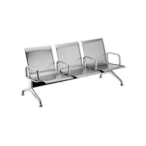 Longarina em Aço Inox - 3 Lugares rivatti