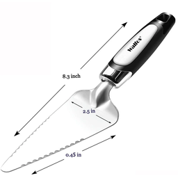 Servidor de Bolo Walfos de Borda Serrilhada de Aço Inoxidável Elashopp Triagulo - 1