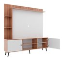 Ver imagem 1 de Rack com Painel para Tv Retrô 2040 até 50 Polegadas Quiditá Branco/montana