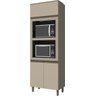 COZINHA MODULADA CONNECT 2 COM 11 PEÇAS 100% MDF COM VIDRO E RODAPÉ - HENN - 2