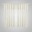 Ver imagem 3 de Cortina Renda Cozinha Tulipa Bege 2,00LARG X 1,30ALT