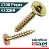 PARAFUSO ATARRAXANTE C. FLANGEADA PHILLIPS 4 X 22 - 1700Pçs - 3