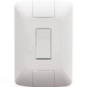 Ver imagem 1 de Conjunto 4x2 com 1 Interruptor Bipolar Simples Tramontina Aria 10 A 250 V Branco Tramontina