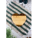 Ver imagem 2 de Tábua de Servir Coração M - Madeira de Teca 22x20x2cm