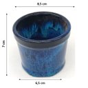 Ver imagem 2 de Vaso Mini Cachepot Turquesa