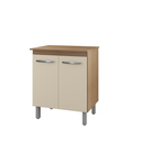 Ver imagem 2 de Balcão Multiuso 2 Portas Serena 70cm - Savana/off White Móblis