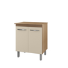 Balcão Multiuso 2 Portas Serena 70cm - Savana/off White Móblis - 2